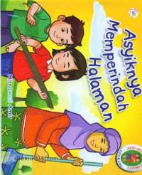 Image of asyiknya memperindah halaman