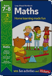 Image of Lead A Head Workbook Maths Home Learning Made Fun Age 7-8